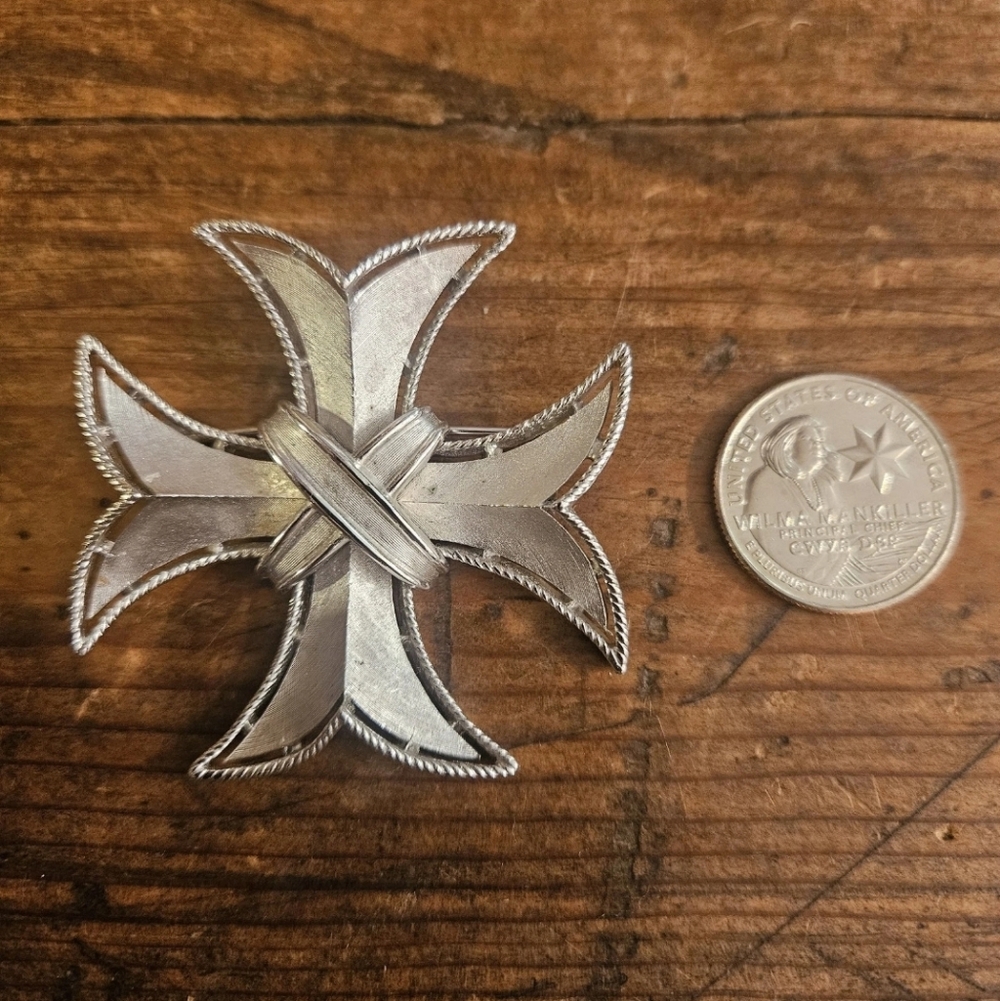 Trifari Jewelry, Vintage Trifari Brooch, Silver Brooch